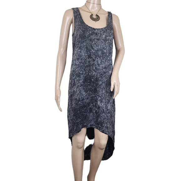 Jealous Tomato Grunge Burnout High Low Dress - Picture 1 of 5
